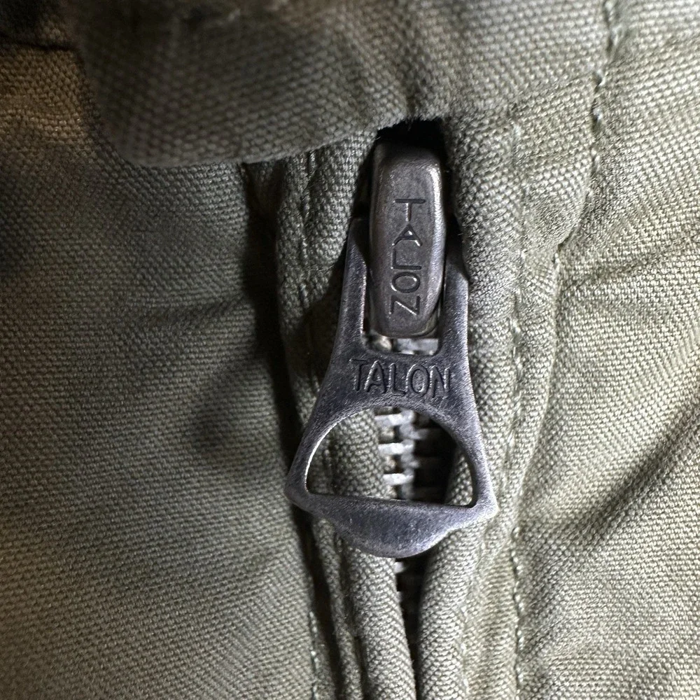 Polo Ralph Lauren Utility Jacket Mens Large Army Green Hooded Full Zip Pony Logo